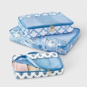3pc Packing Cube Set Blue - Roller Rabbit x Target